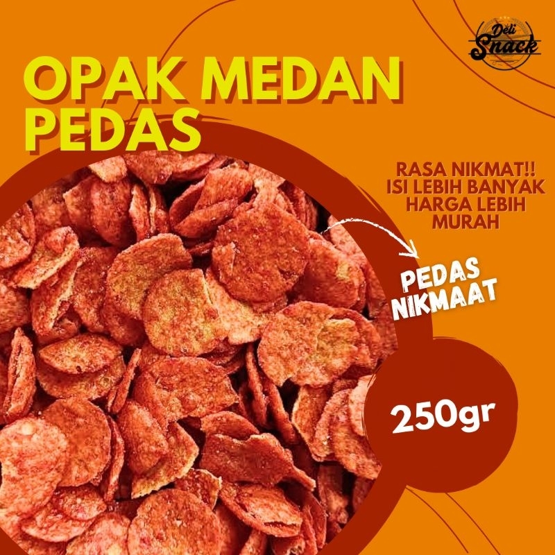 

[250gr] OPAK MEDAN BALADO SNACK GROSIR | Delisnack