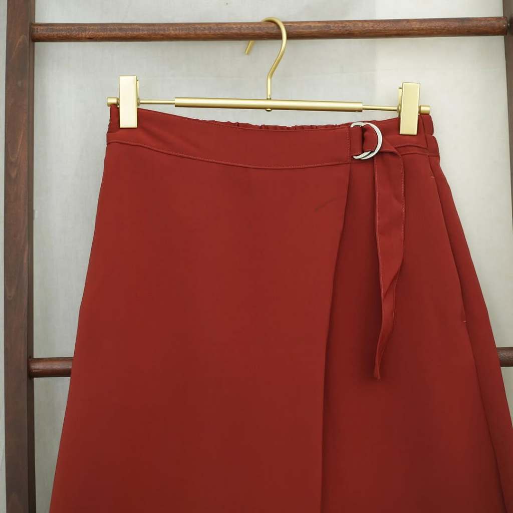 RB RD937 GU By UNQ 7/8 Wide-Leg Cullotes Skirt Pants J48
