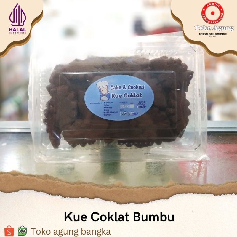 

Kue Coklat Bumbu Wangi Asli Bangka cap Aing