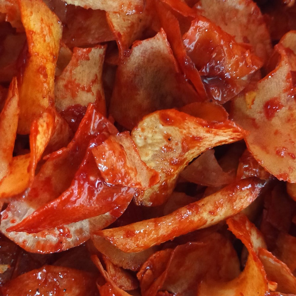 

KRIPIK UBI SAMBAL 500G - KRIPIK SAMBAL - KRIPIK UBI - UBI SAMBAL HOMEMADE- KRIPIK PREMIUM