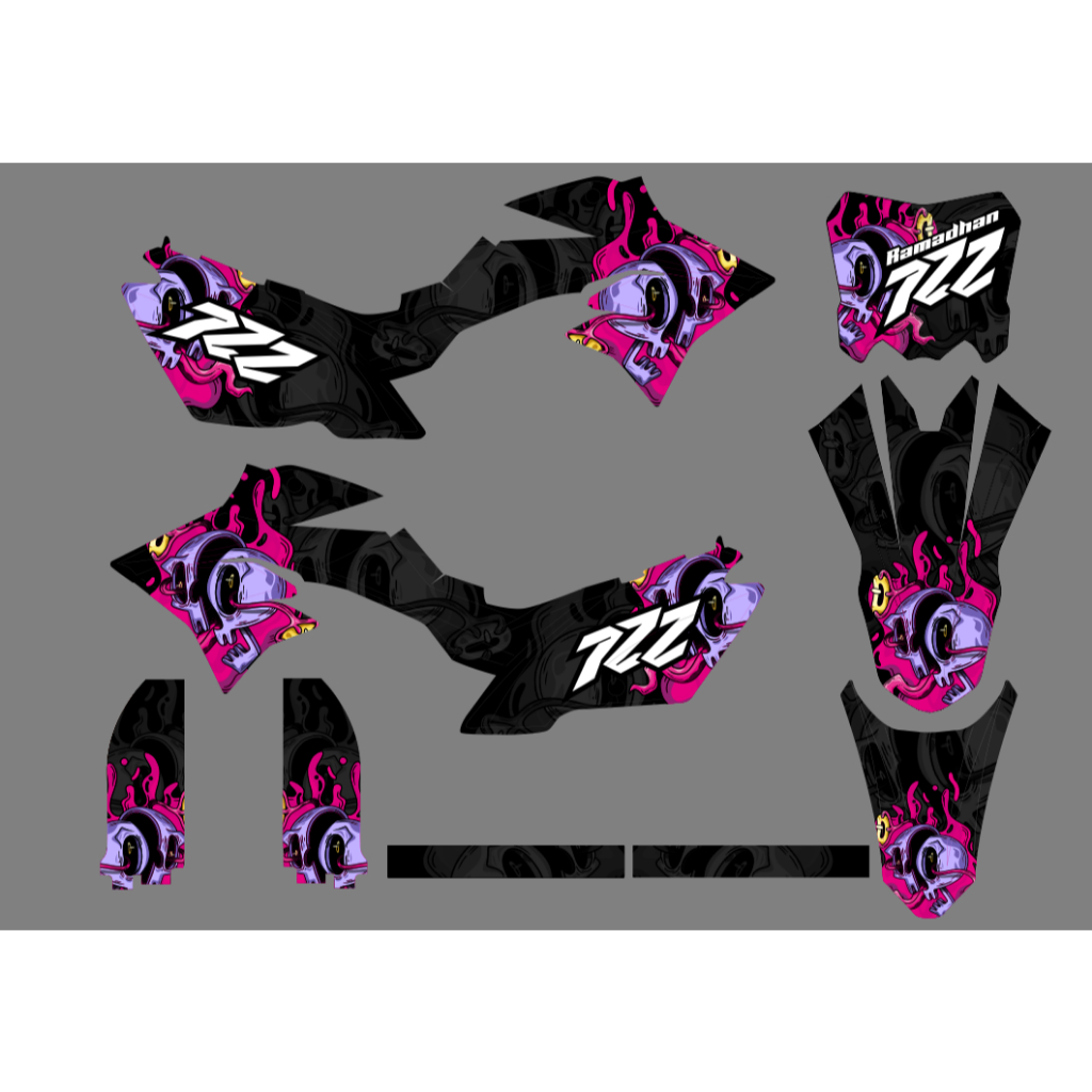 Decal New Dtracker 150  stiker new dtracker 150 se full body