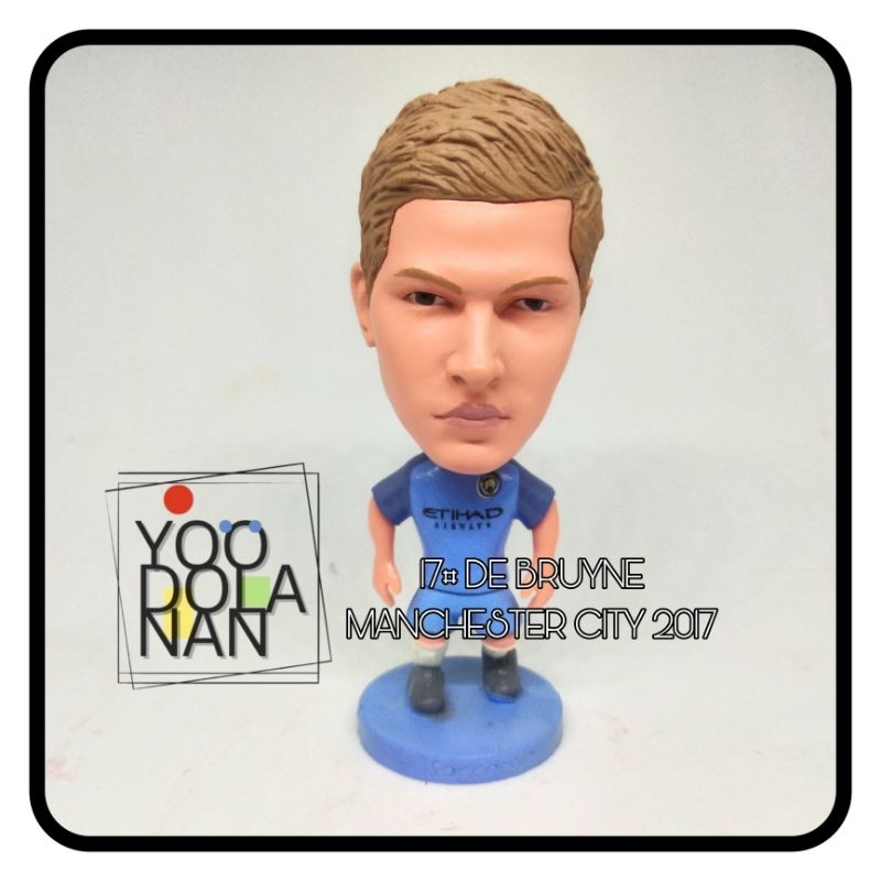 17# DE BRUYNE - MANCHESTER CITY 2017 SOCCERWE KODOTO FIGURE PEMAIN BOLA