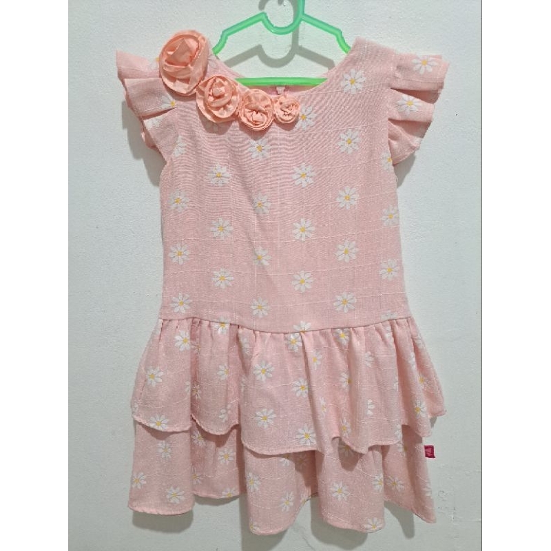 Preloved dress anak brand pretty girl, size M (3 - 4 tahun)