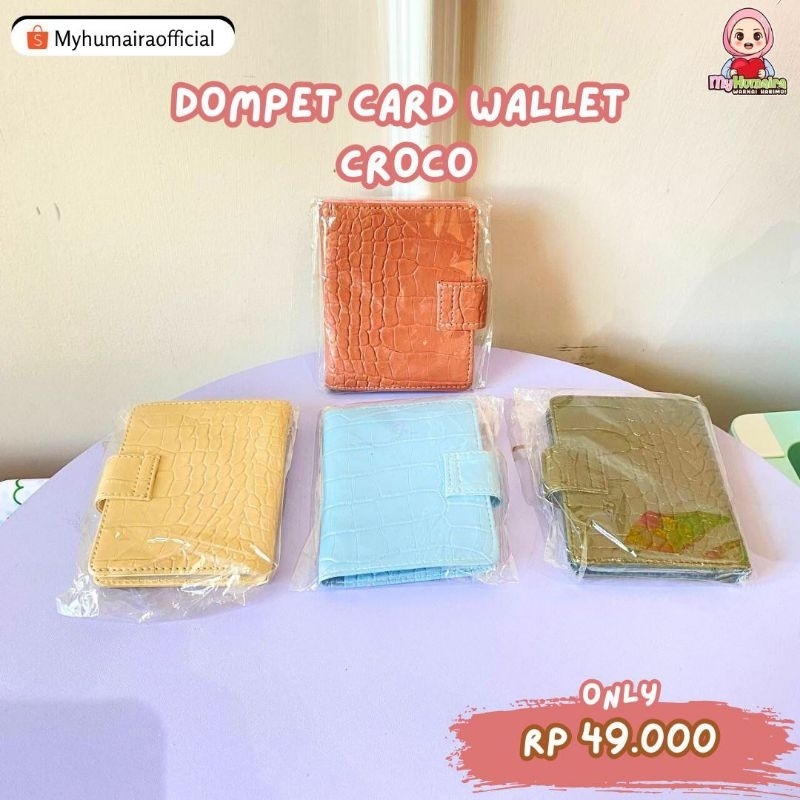 [TENGGARONG] DOMPET CARD WALLET CROCO
