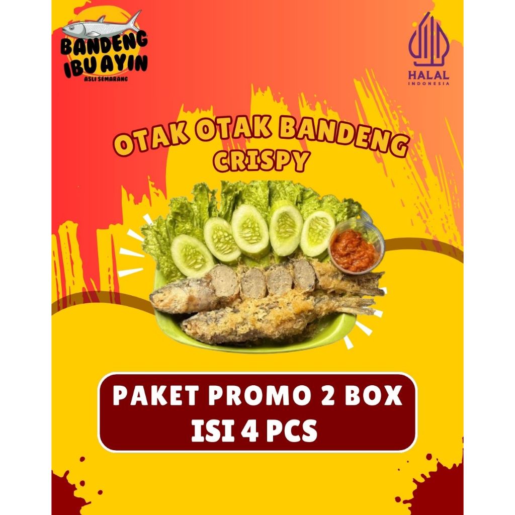 

PAKET PROMO HEMAT 2 Box isi 4 Otak otak Ikan Bandeng Ibu Ayin