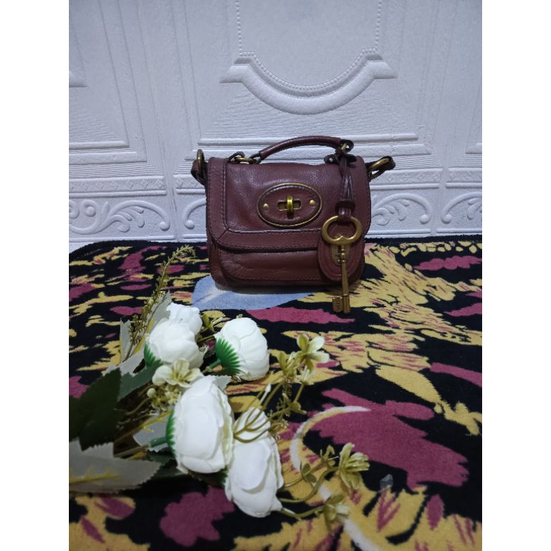 Fossil Sling bagong mini (russetbrown)