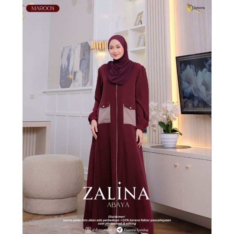 SARIMBIT ABAYA ZALINA by Dianora//SARIMBIT DRES ABAYA///ABAYA CANTIK