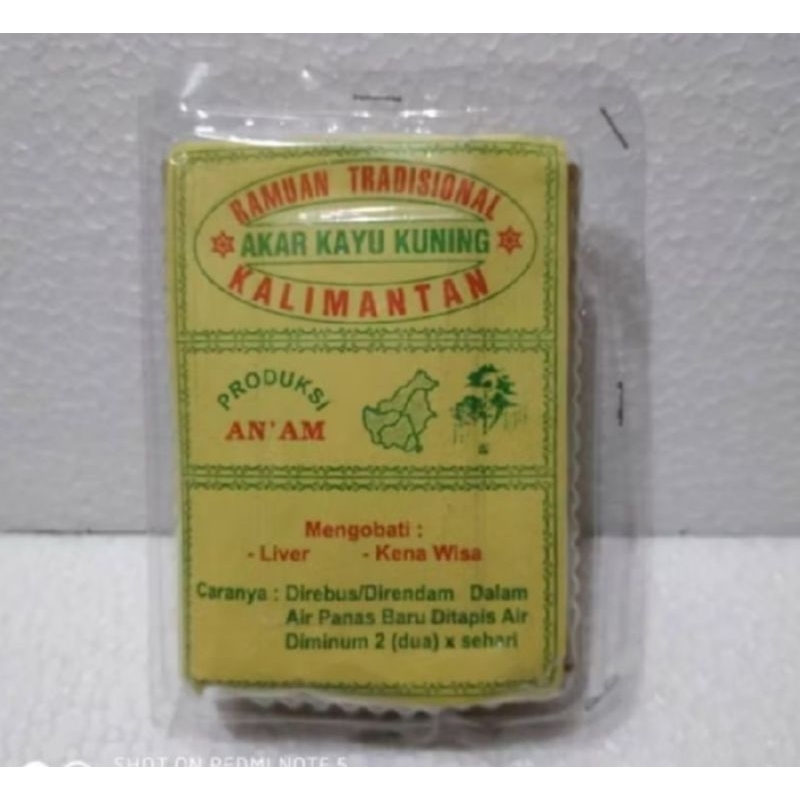 

Akar kuning herbal ramuan dayak