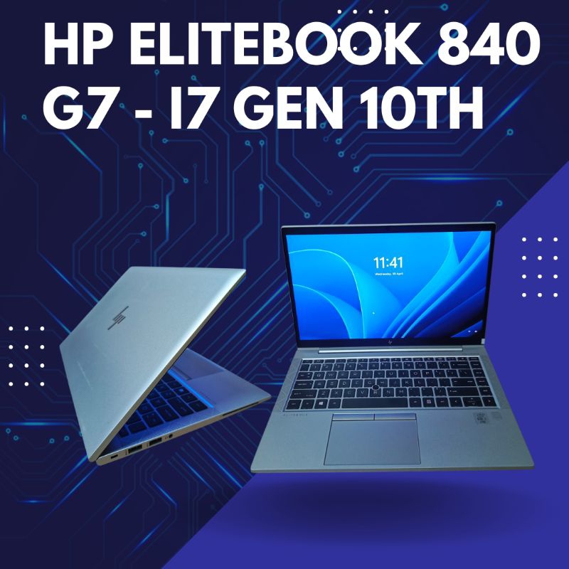 Laptop HP 840 G7 intel Core i7 Gen 10 Ram 16Gb Ssd 512Gb Murah Berkualitas