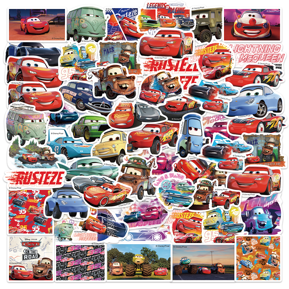 

[50PcS]Stiker Disney Kartun Stiker Pack Mobil Lightning McQueenStiker Anak Stiker Kualitas Tinggi Tahan Gores Decal Vinyl Stiker AntiAir- Sticker Aesthetic Buku Journal Koper Stiker Casing HP StikerLaptop Helm Motor / Sticker Mobil