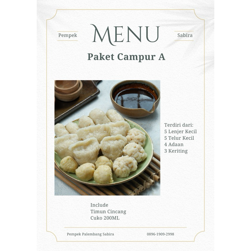 

PAKET PEMPEK CAMPUR