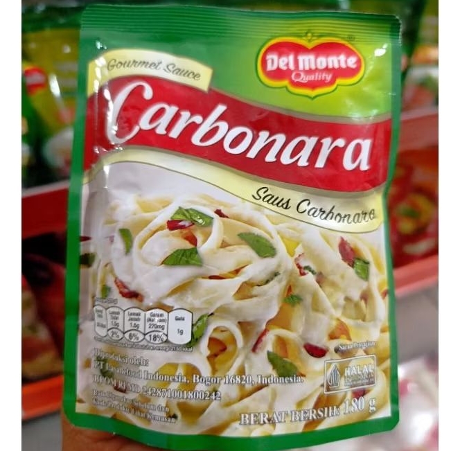 

Saus Carbonara 180gr