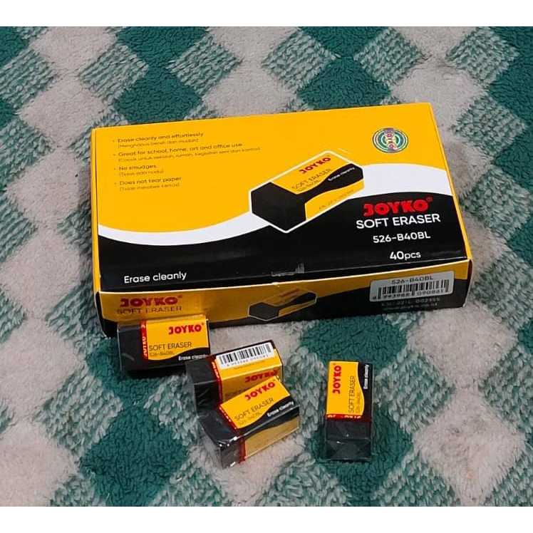 

(3PCS) Eraser / Penghapus Joyko 526-B40BL HITAM