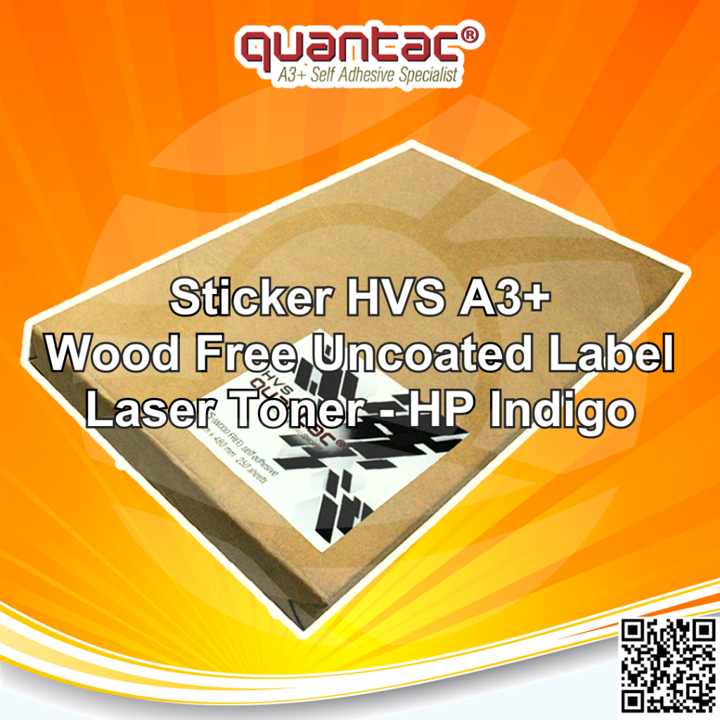 

Quantac Sticker HVS Paper A3+ Stiker Kertas Matte Wood Free Digital Print - PACK
