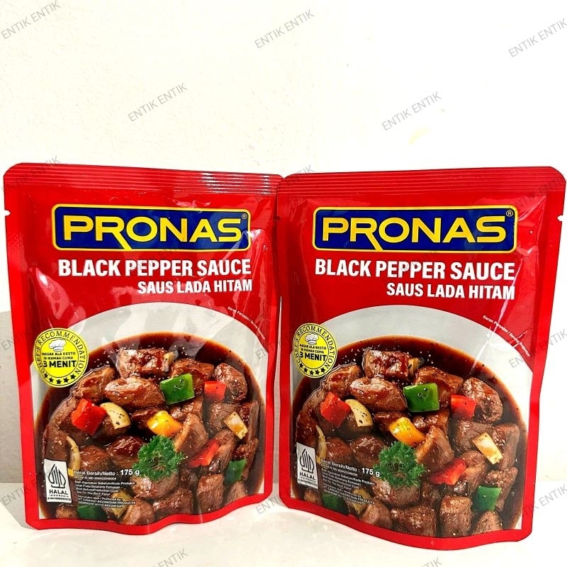 

Pronas Saus Lada Hitam 175gr [ Kemasan Terbaru ]