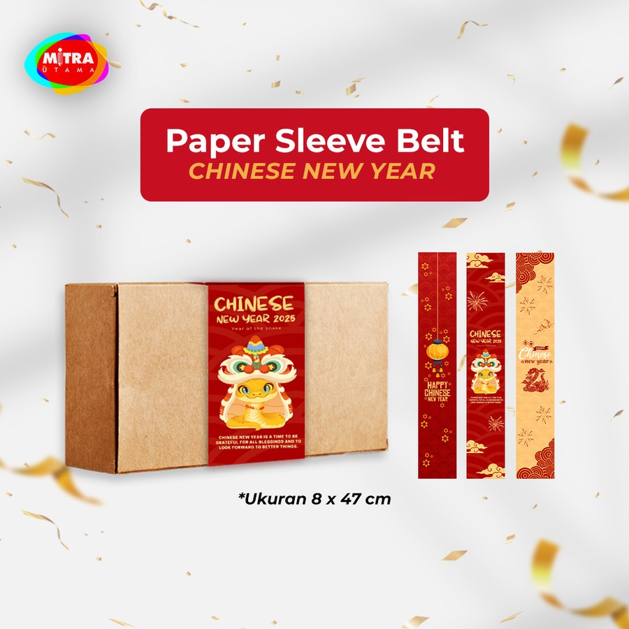 

Paper Sleeve Imlek | Sleeve Chinese New Year | Paper Belt Imlek Premium Murah Berkualitas