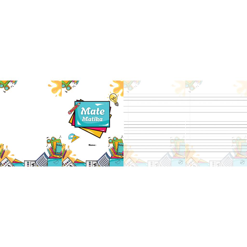 

Custom Buku Tulis Berwarna / Polos A5 Isi 10