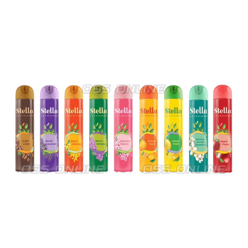 STELLA SPRAY PEWANGI PENGHARUM RUANGAN STELA AEROSOL 400ML