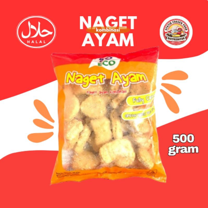 

NAGET AYAM KOMBINASI SO ECO 500GRAM