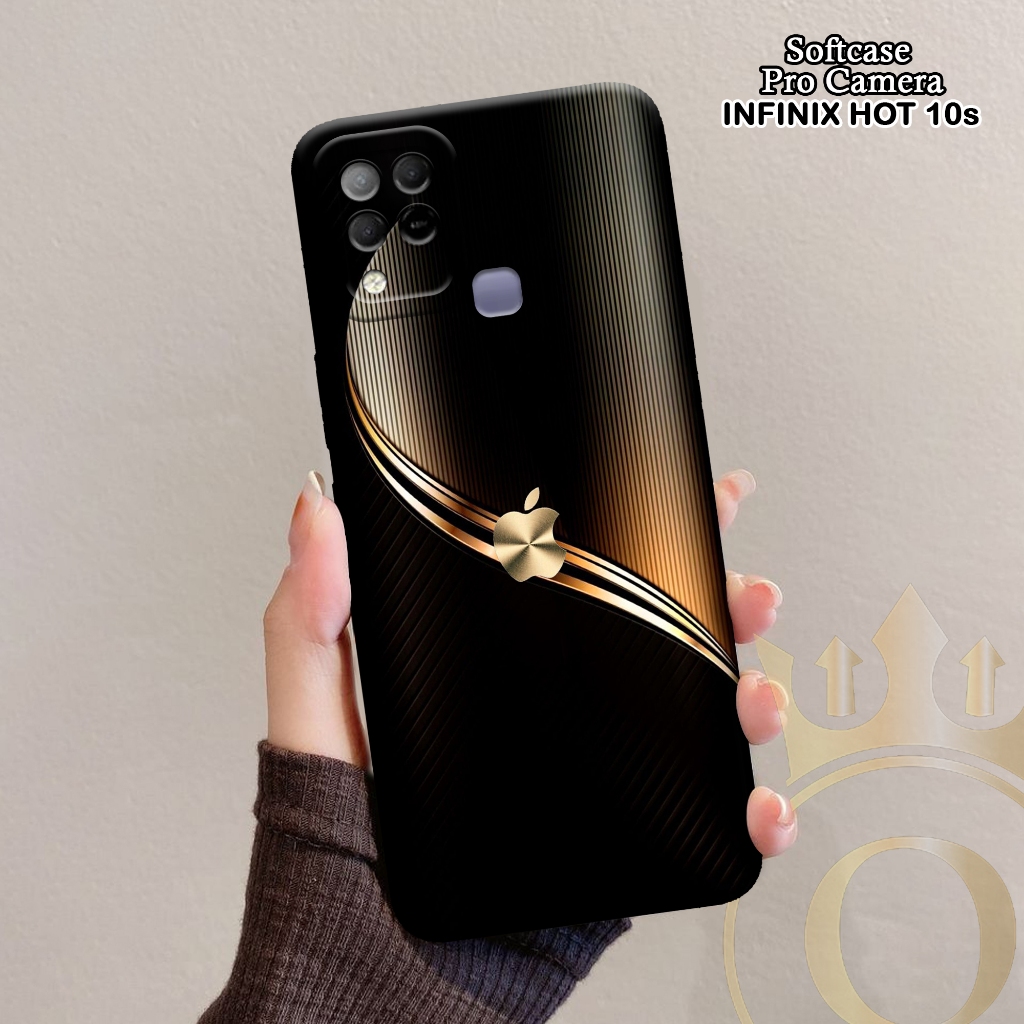 Softcase Infinix Hot 10s - ORORA - Casing Infinix Hot 10s - Motif case Logo - Infinix - Softcase Inf