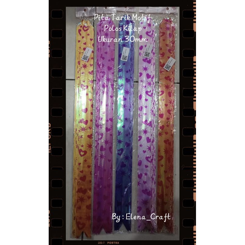 

Pita Tarik Motif Polos Kilap Ukuran 30mm Per Bks