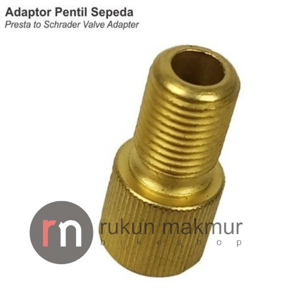 Brass Adapter Bicycle Tire / Tube / Pump For Road Bike / MTB - Presta To Schrader FV / AV - Adaptor 