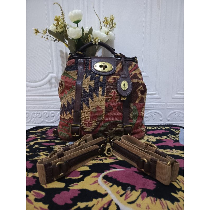 Fossil ransel emilia backpack tapestri