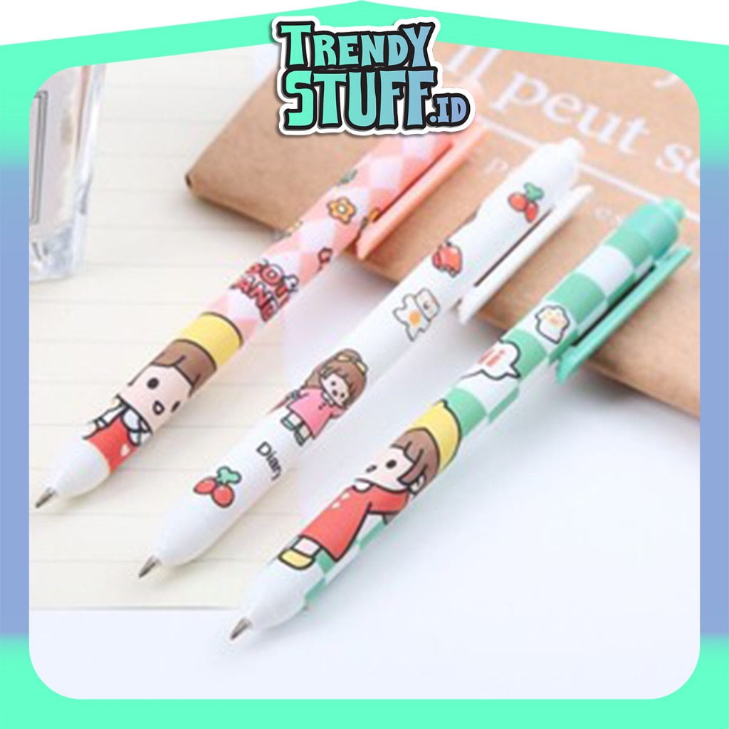 

TrendyStuff.id Pulpen Gel Motif Cartoon Pulpen Pelajar Dan Kantor Pena Lucu S072