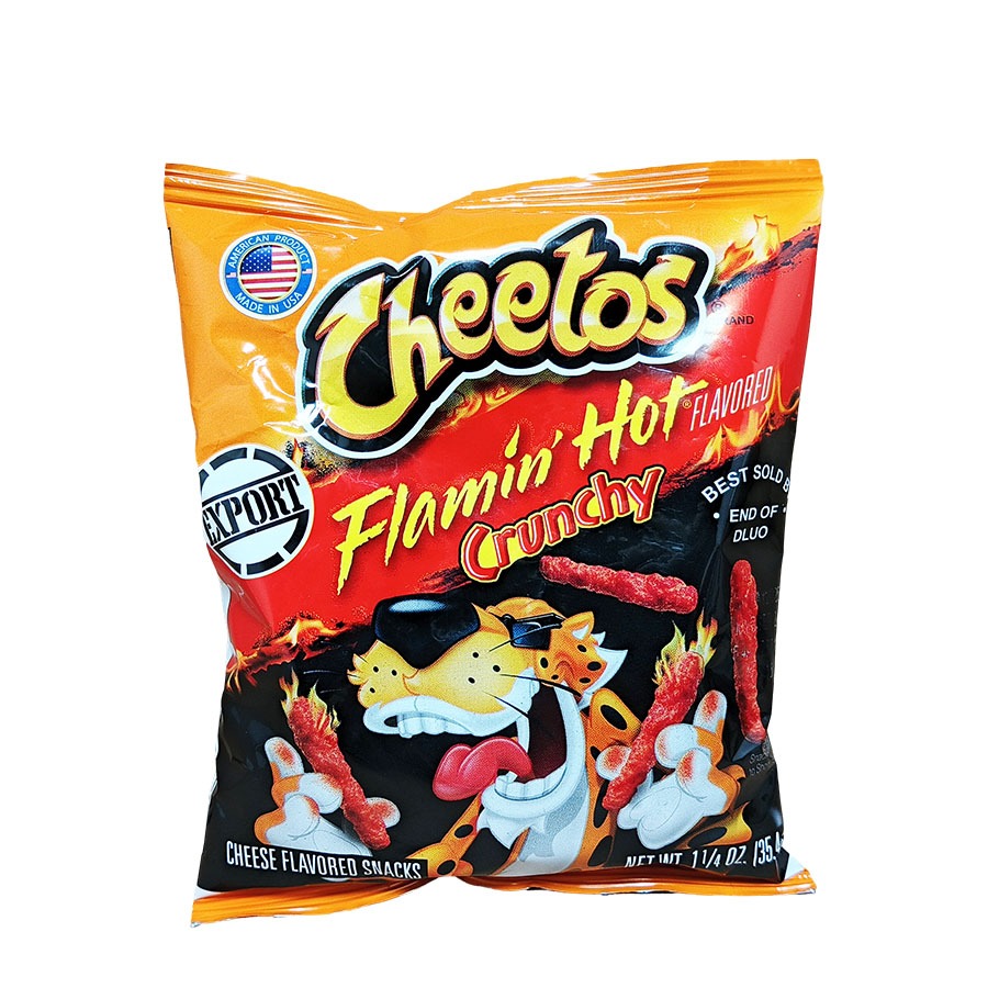 

CHEETOS FLAMIN HOT CRUNCHY 1.25 OZ