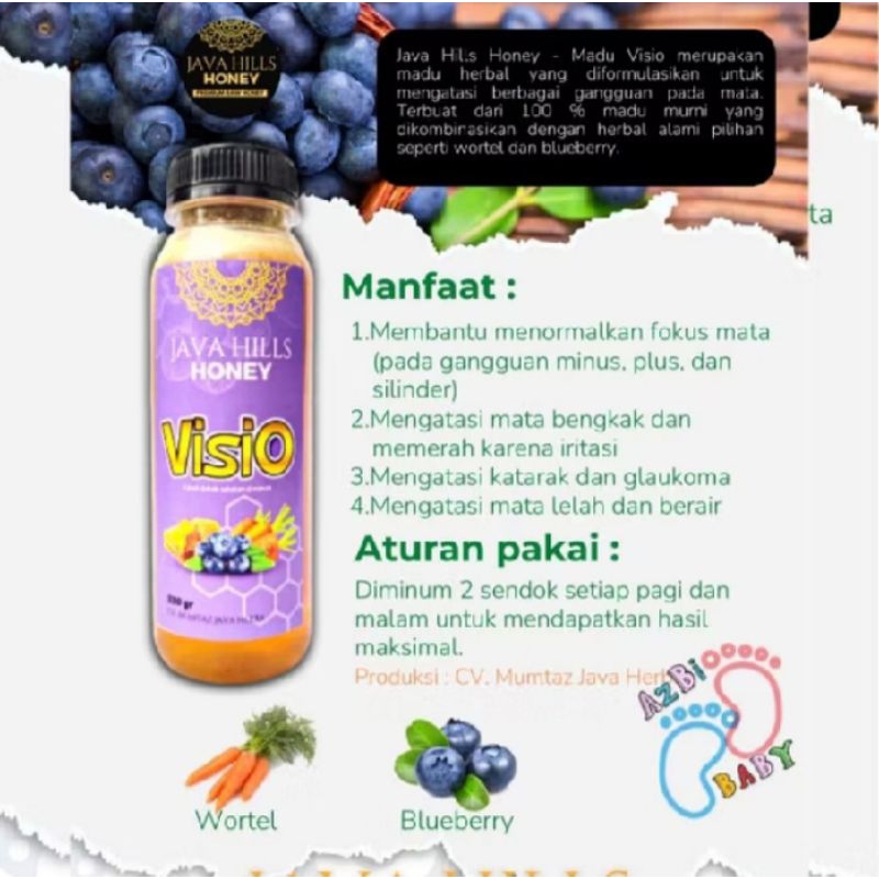 

madu herbal visio 320g
