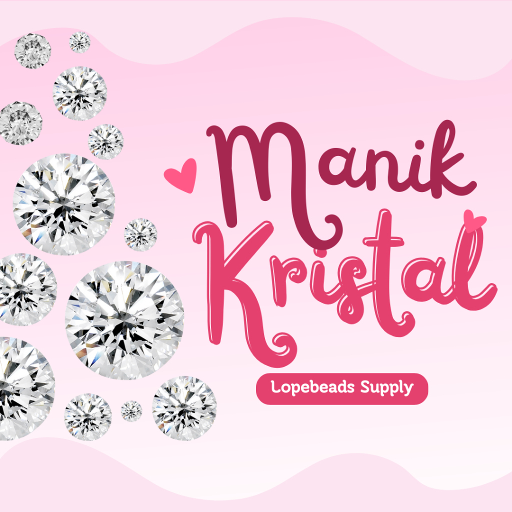 Manik Kristal Batu dan Ceko 4mm 6mm 8mm