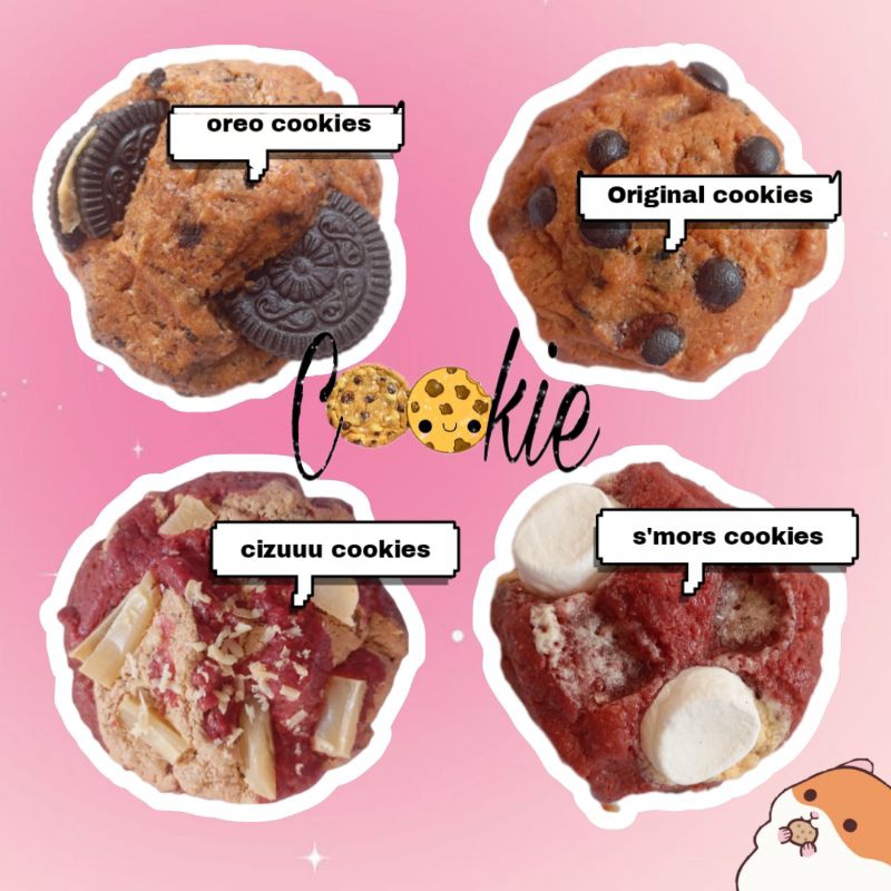 

soft cookies (min pesanan 4 pcs)