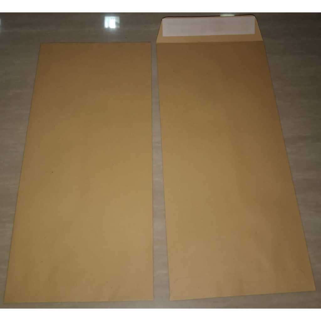 

Amplop Kertas Coklat Ukuran Kabinet Lem 11x24cm Jual Perpcs