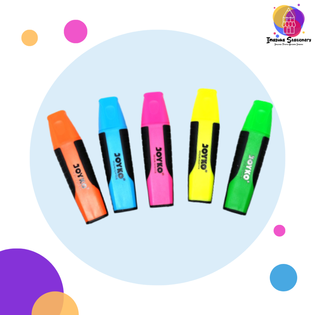 

Joyko Higlighter Penanda Tulisan Warna Neon 1 Pcs