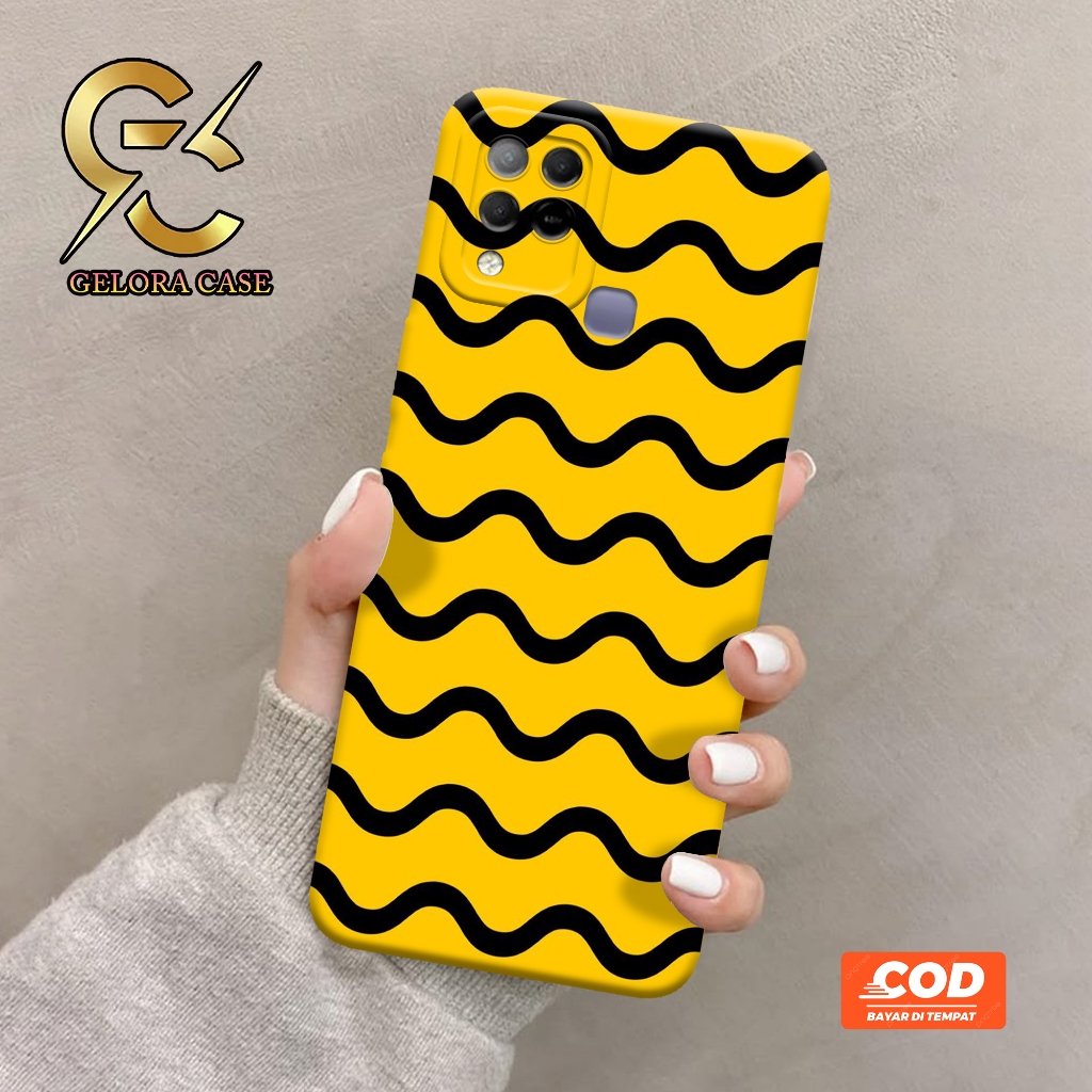 Softcase Infinix Hot 10s - Geloracase - Casing Infinix Hot 10s - Motif case Abstrak - Infinix - Soft