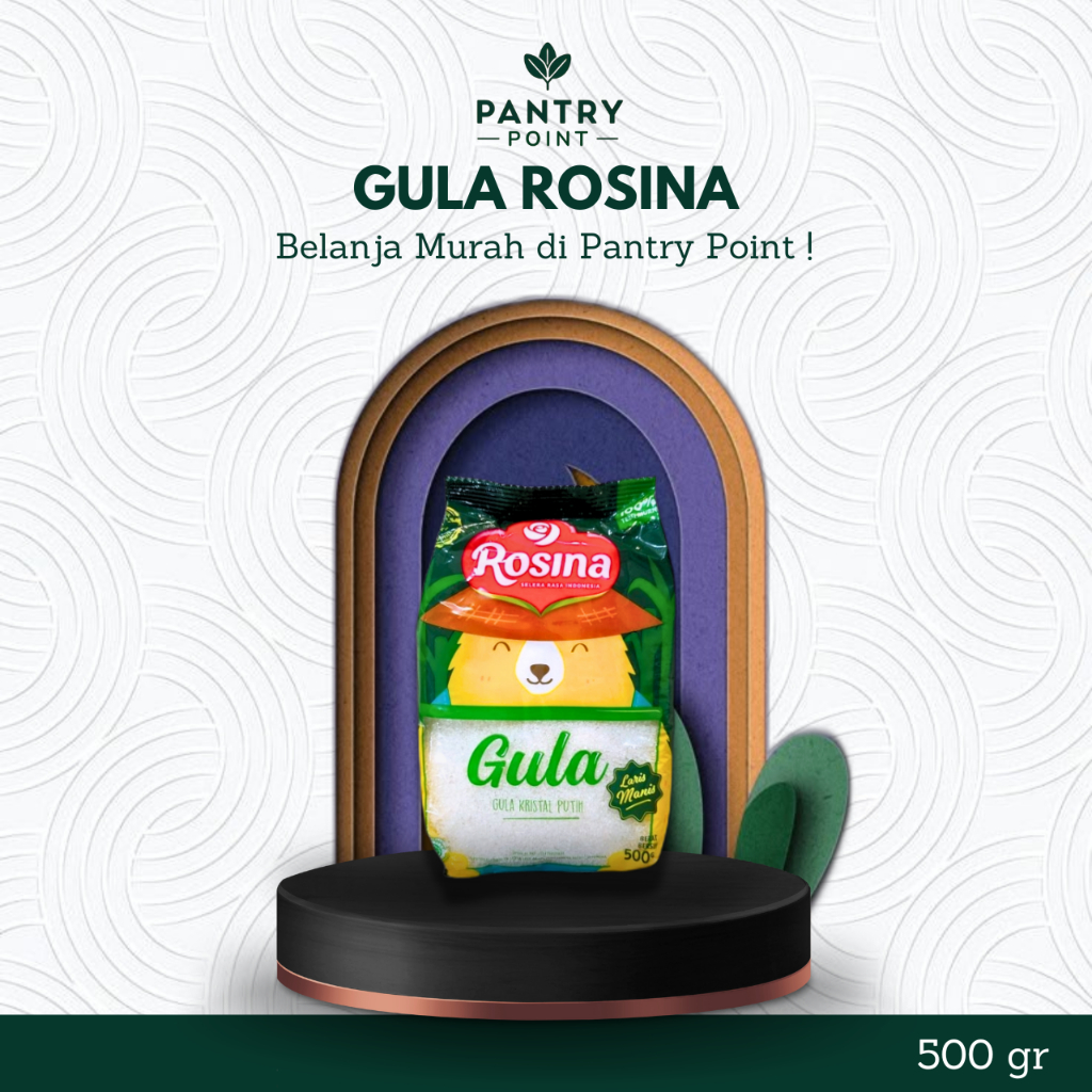 

Rosina Gula Pasir Kristal Putih 500gr