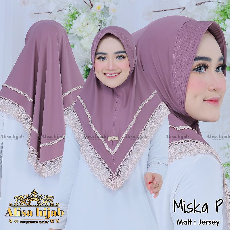 HIJAB ALISA MISKA P//HIJAB INSTAN BLUSUKAN