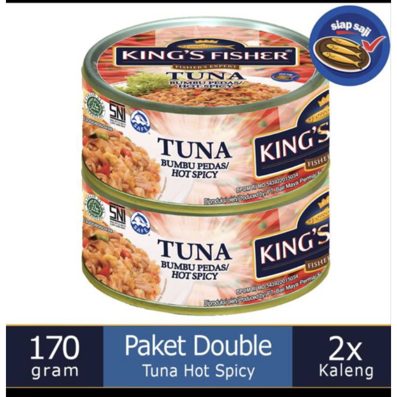 

Paket Double tuna king fisher hot&spicy 2 pcs siap saji