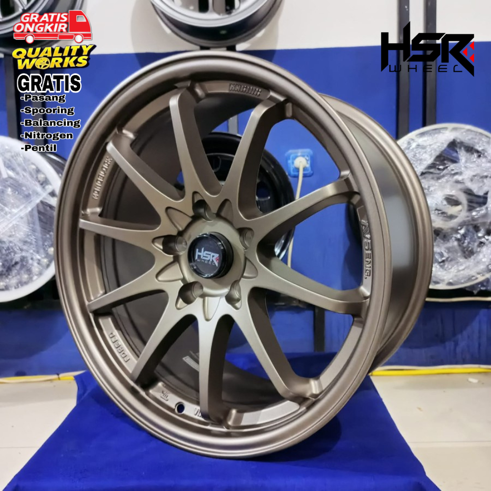 VELG MOBIL BMW RING 18 VELG RCING MODEL CE28 HSR WHEEL HIROSHIMA