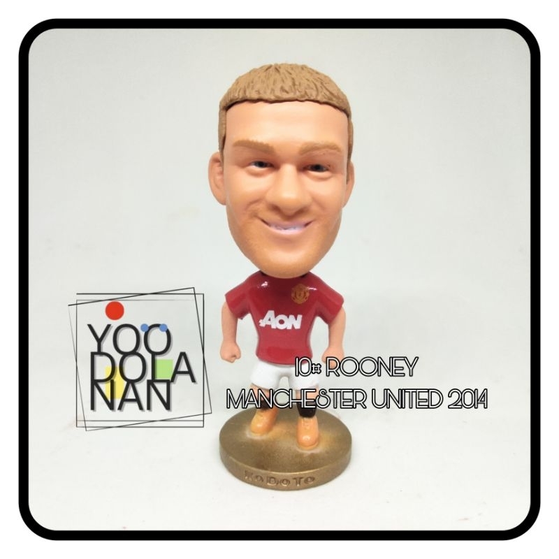 10# ROONEY - MANCHESTER UNITED 2014 KODOTO SOCCERWE FIGURE PEMAIN BOLA