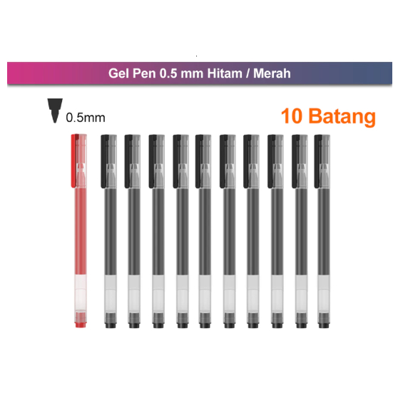 

Pulpen Gel Pena Big Fill Gel 0.5 Mm Montana (10pcs)