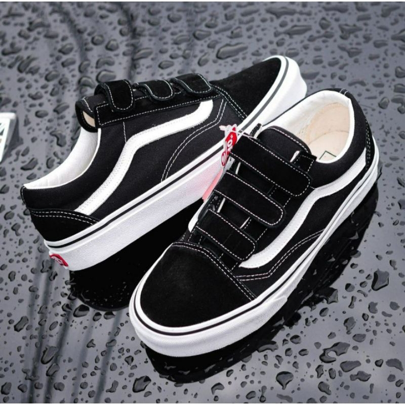 Vans Oldskool Velcro Classic Black White