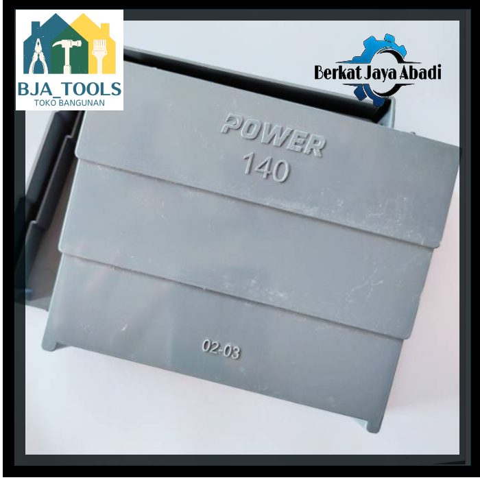 Tutup Talang Air PVC Kotak / Dop Talang Air kotak Segi 4 POWER