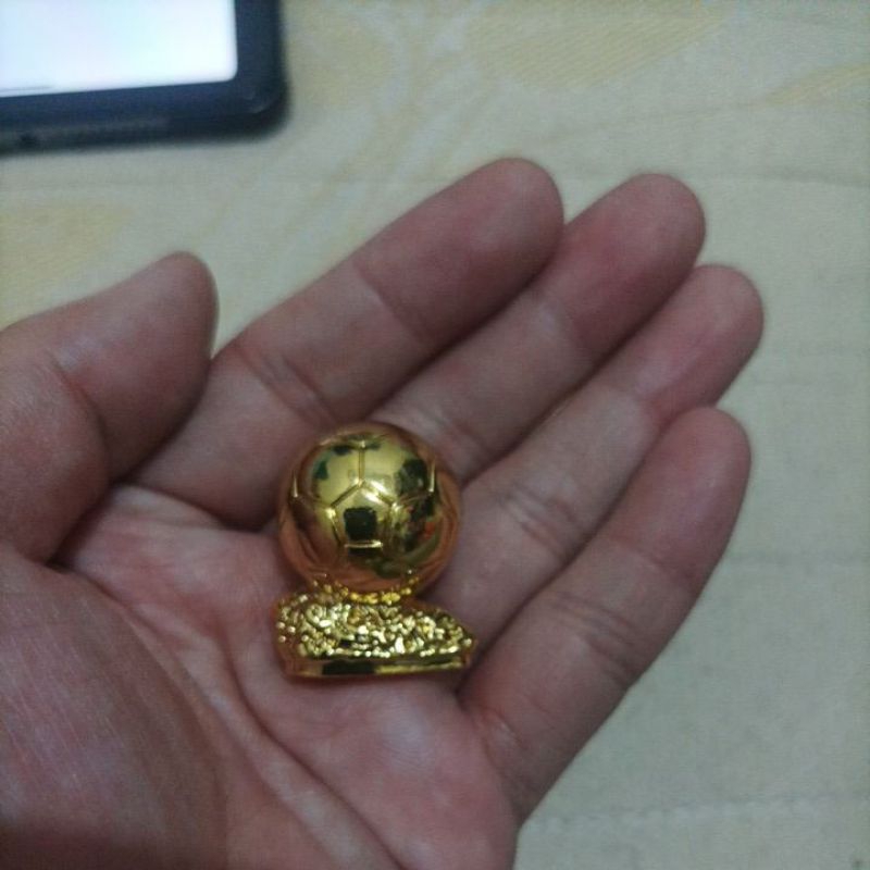 Miniatur action figure Trophy Ballon dOR Soccerwe