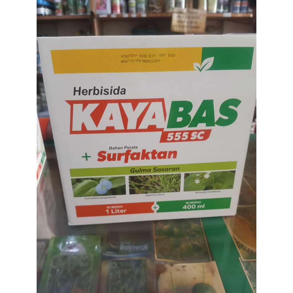 Kayabas 555SC 1 liter Herbisida Selektif Obat Pembasmi Gulma Rumput pada Jagung