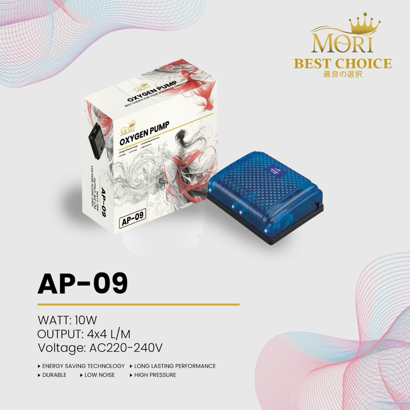 MORI AP 09 POMPA AERATOR 4 LOBANG