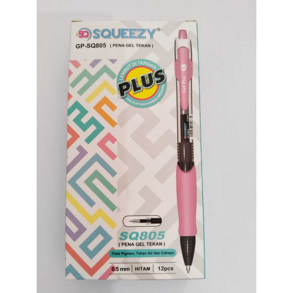 

Ay00! Gel pen Squeezy GP-SQ805 hitam - 12 pcs