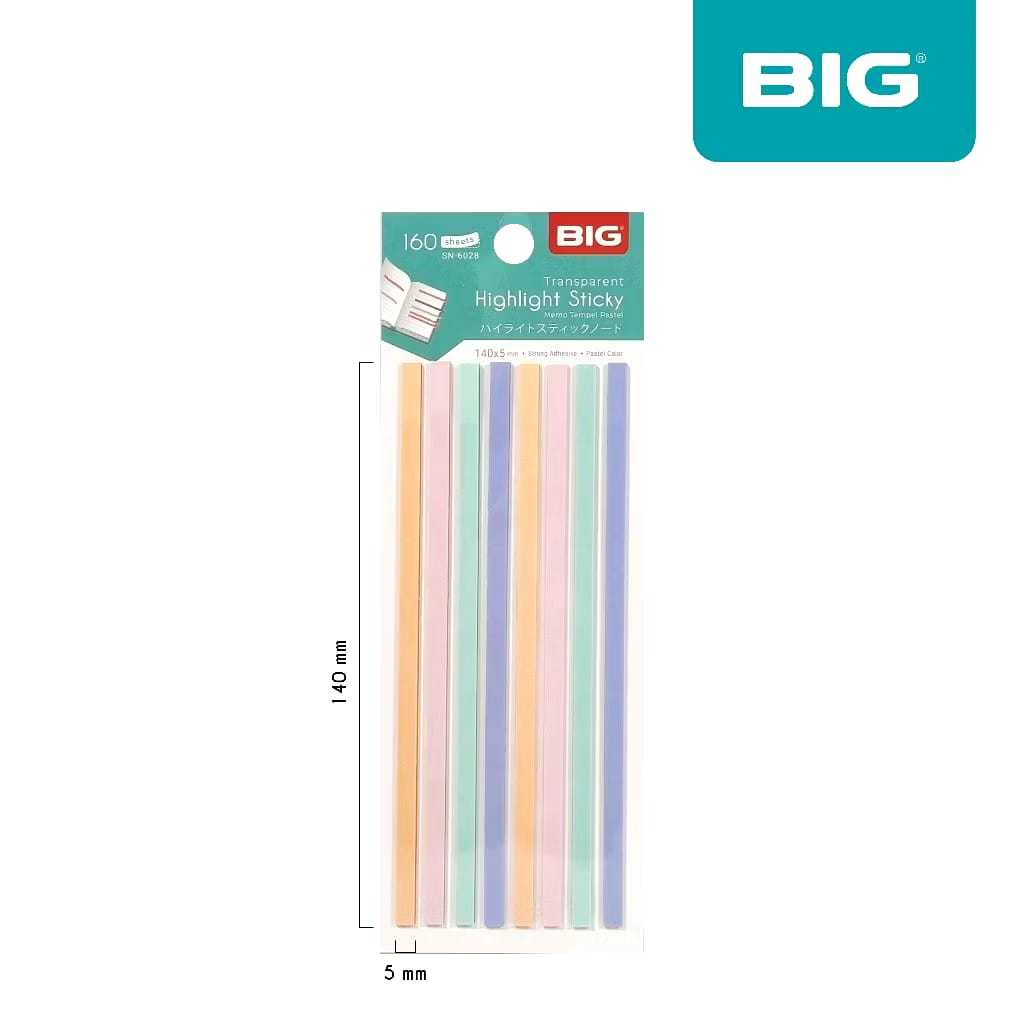 

highlight sticky warna pastel - BIG SN-6028