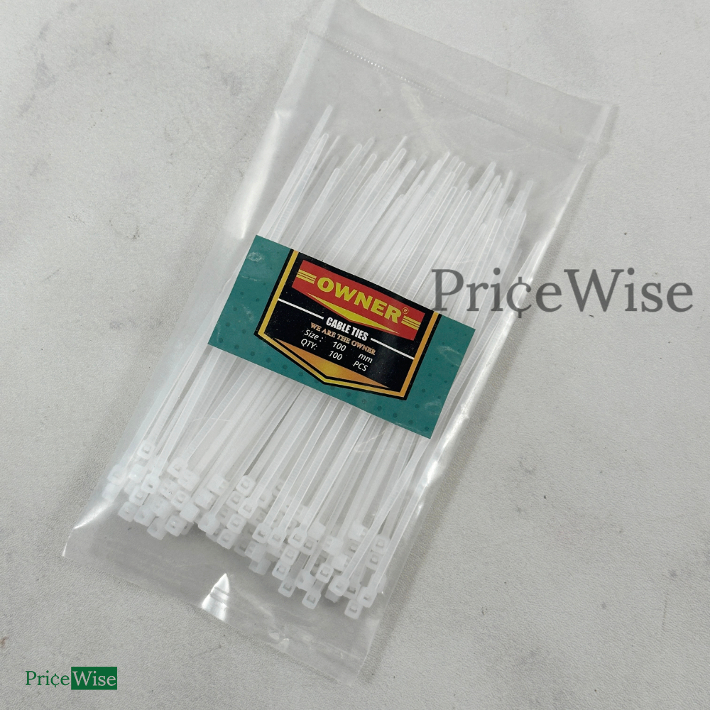 

Kabel Ties 100 mm Putih 100 pc / Cable Tie / Kabel Tie / Kabel Tis