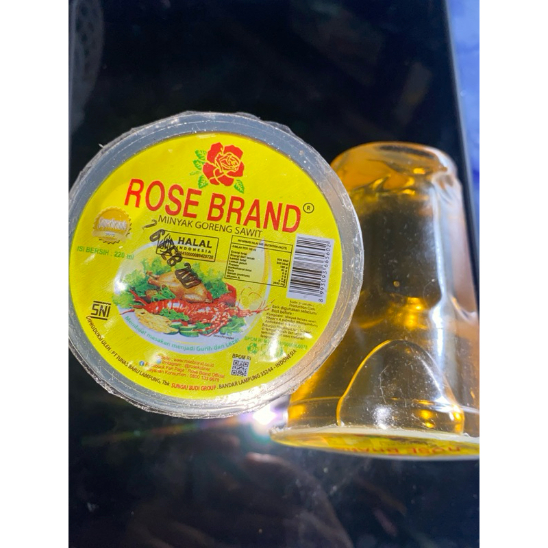 Rosebrand minyak goreng gelas